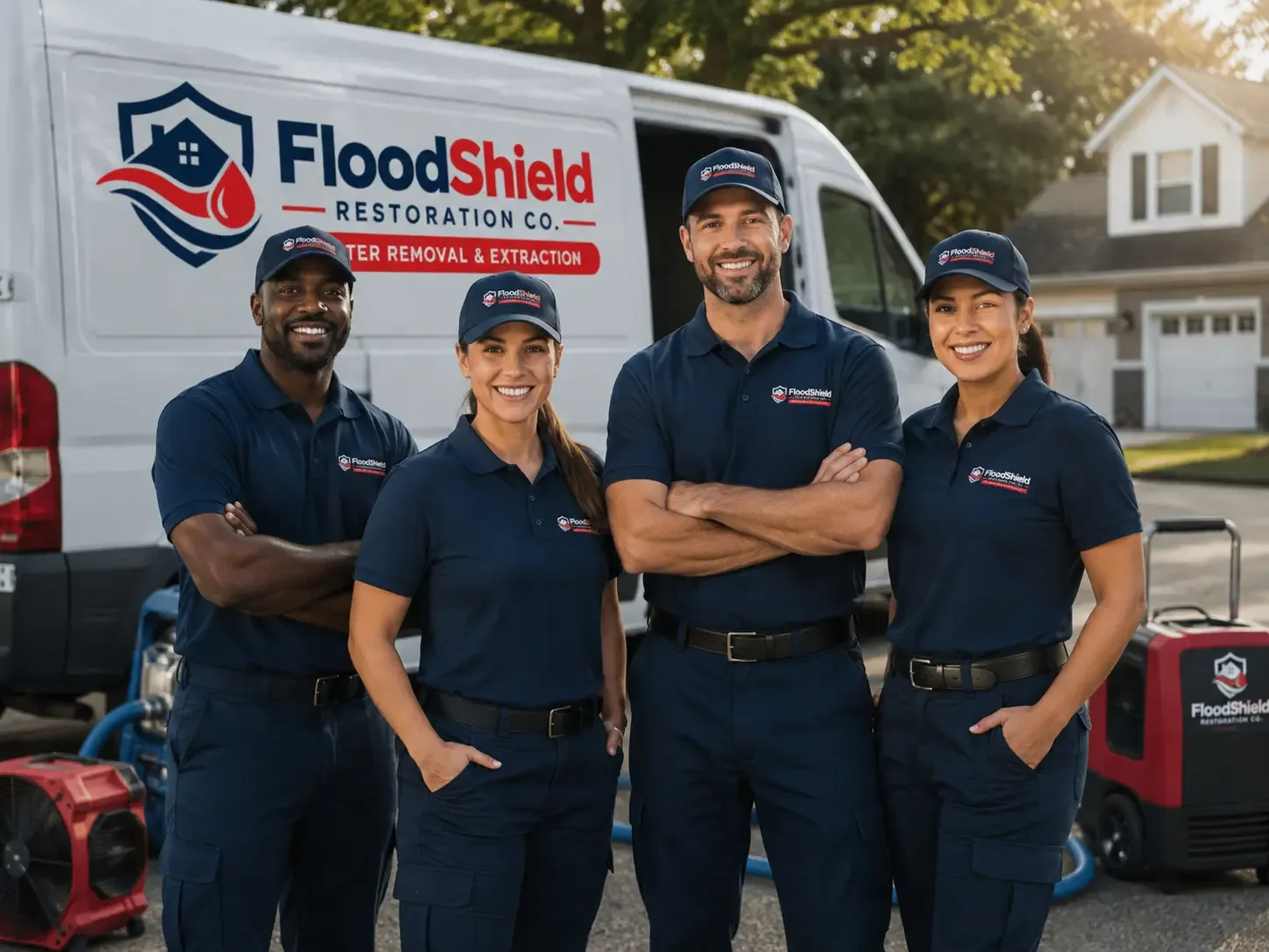 Flood Damage Restoration company in Leivasy, WV