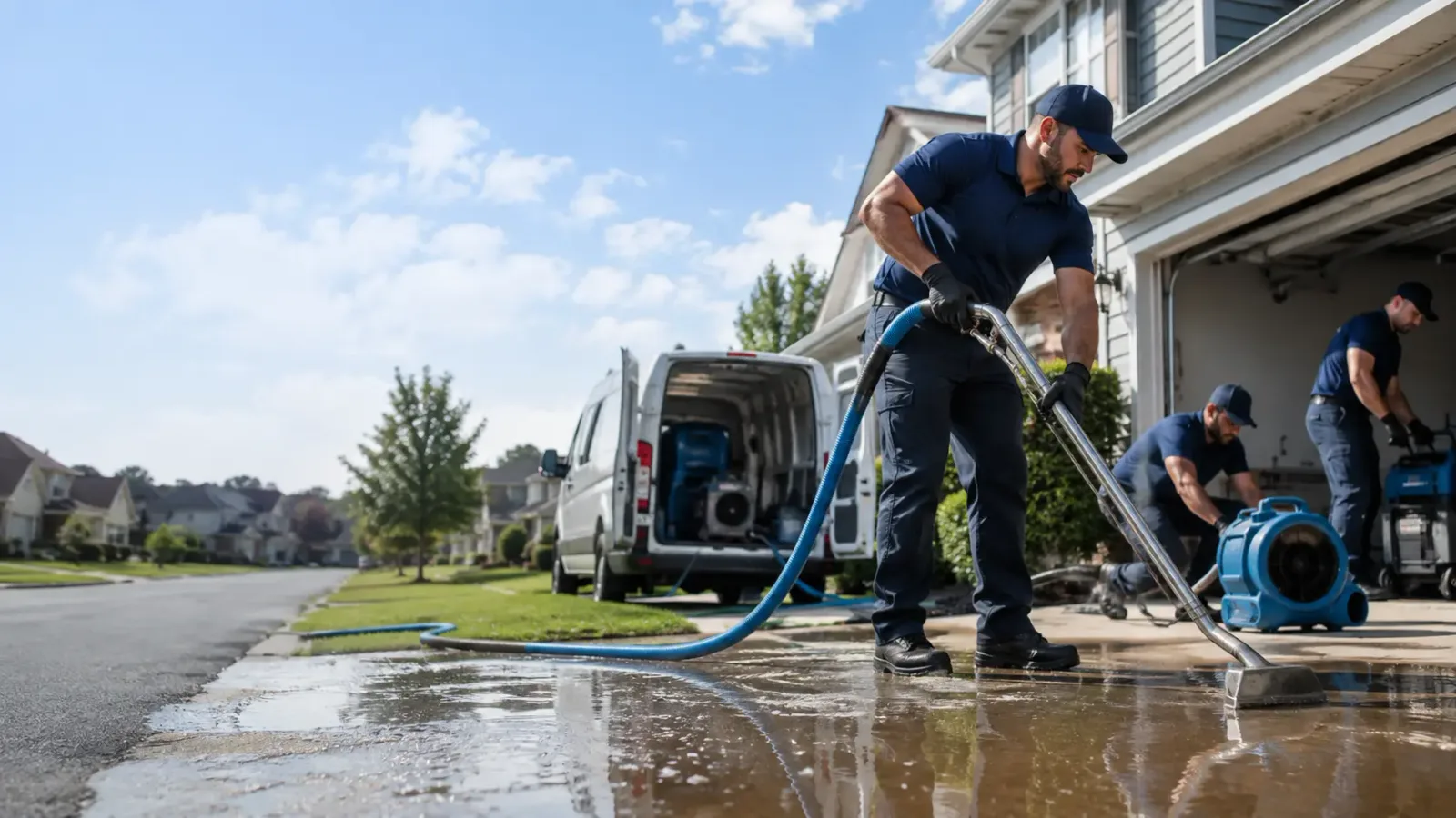 Flood Damage Restoration in Leivasy, WV